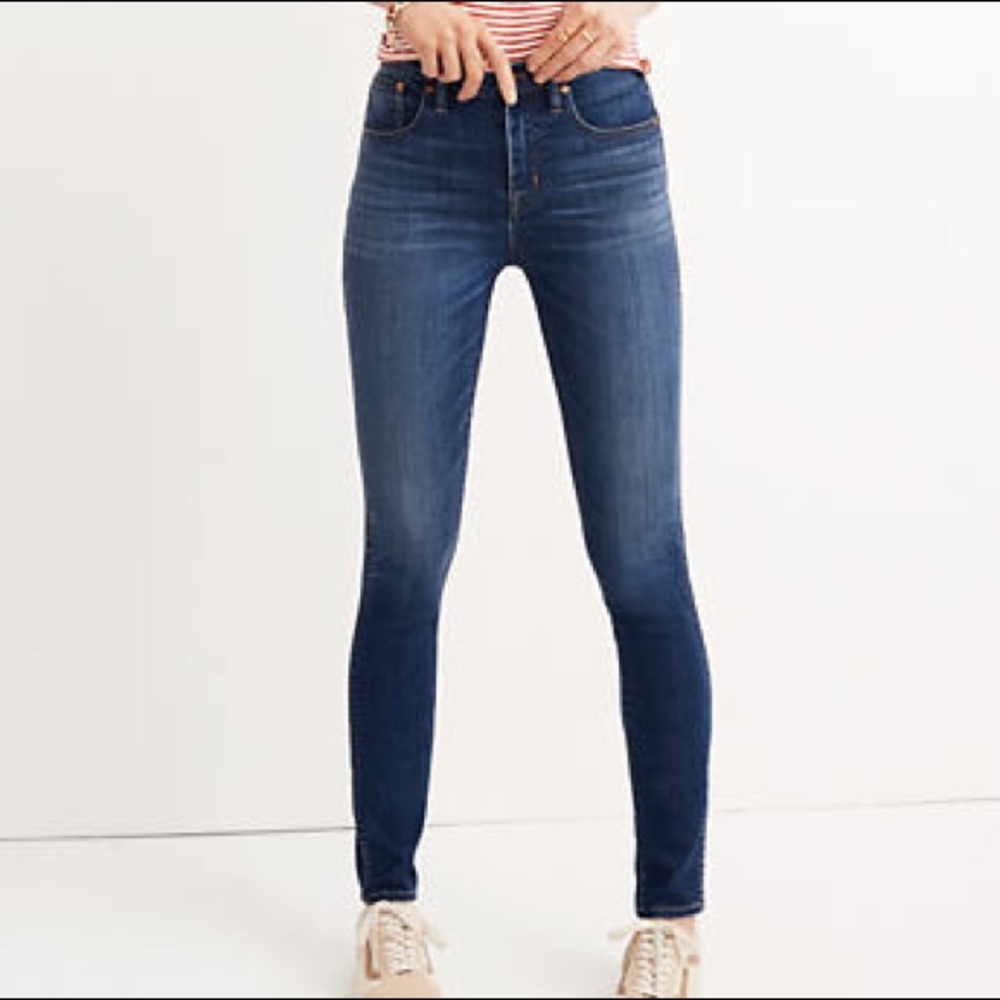 Madewell 10” high rise skinny jean